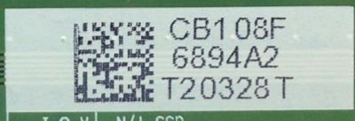 T-CON PARA TV LG OLED / NUMERO DE PARTE 6894A / 6871L-6894A / 6870C-0908A / LE550PQL-HQD1-TCA / PANEL AC650AQL CQA1_RS / DISPLAY LE650PQJ (HQ)(E1) / MODELOS OLED65G2PUA / OLED65C2PUA / OLED65G2PUA.DUSQLJR / OLED65C2PUA.DUSQLJR - Imagen 4